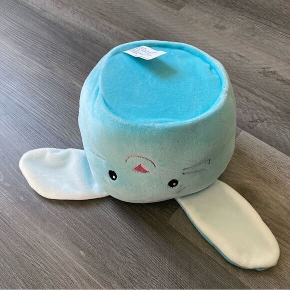 Easter Basket Soft Bunny Blue Rabbit Kids Plush - Picture 6 of 10